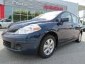 2012 Blue Onyx Metallic Nissan Versa 1.8 S Hatchback  photo #1