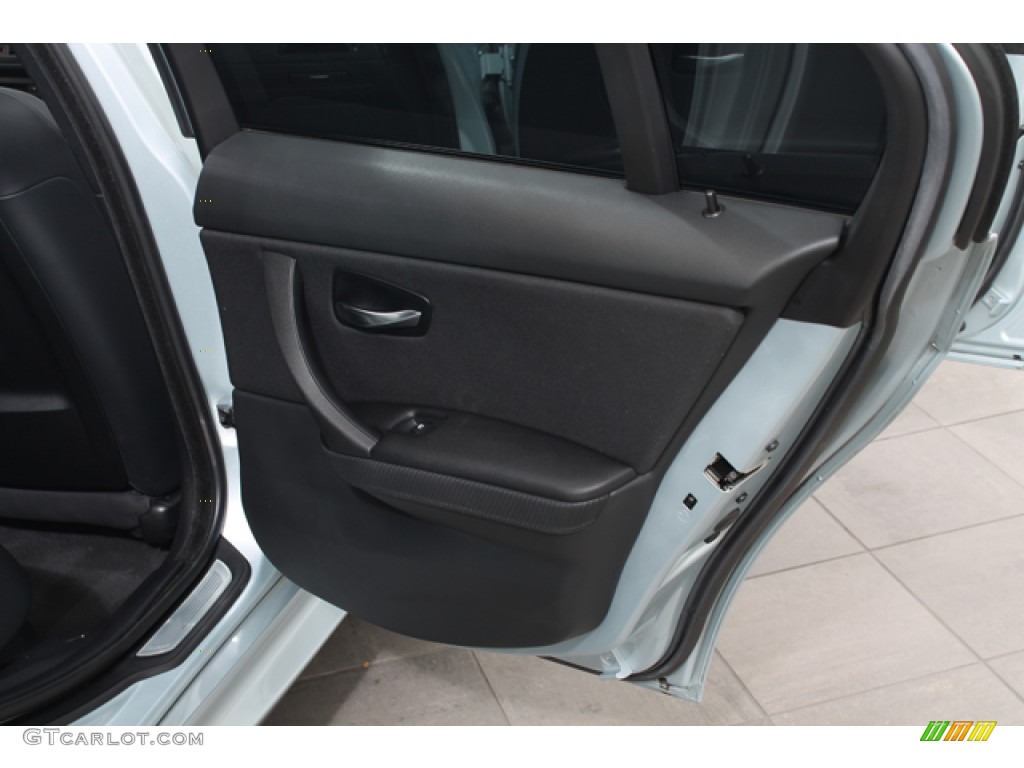 2008 BMW M3 Sedan Black Door Panel Photo #68258044