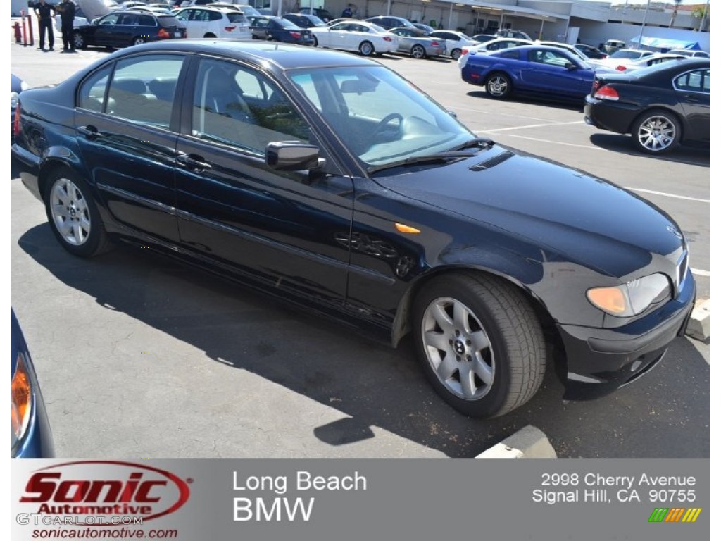 2005 3 Series 325i Sedan - Jet Black / Black photo #1