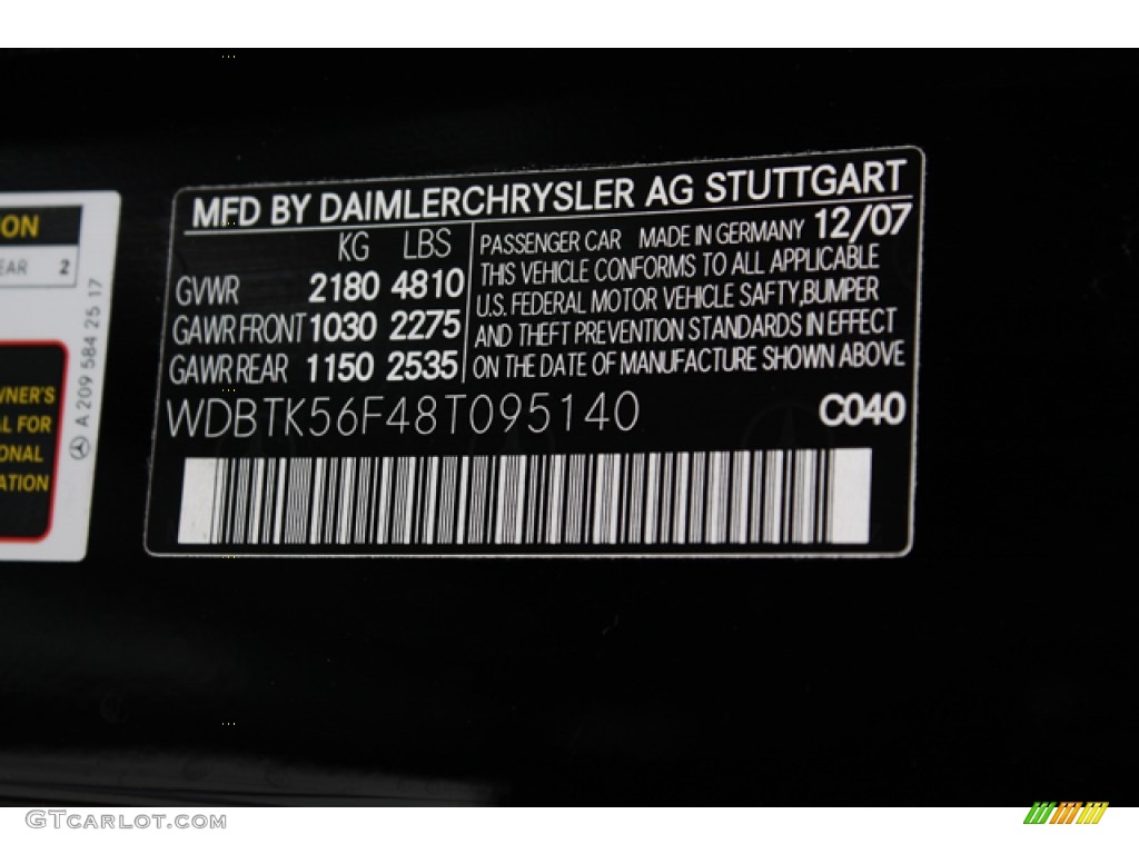 2008 CLK 350 Cabriolet - Black / Black photo #27