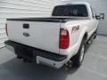 2012 White Platinum Metallic Tri-Coat Ford F250 Super Duty Lariat Crew Cab 4x4  photo #3