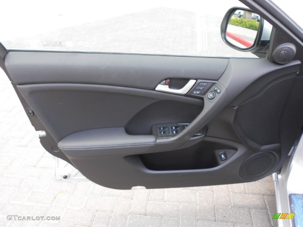 2011 Acura TSX Sedan Ebony Door Panel Photo #68260096