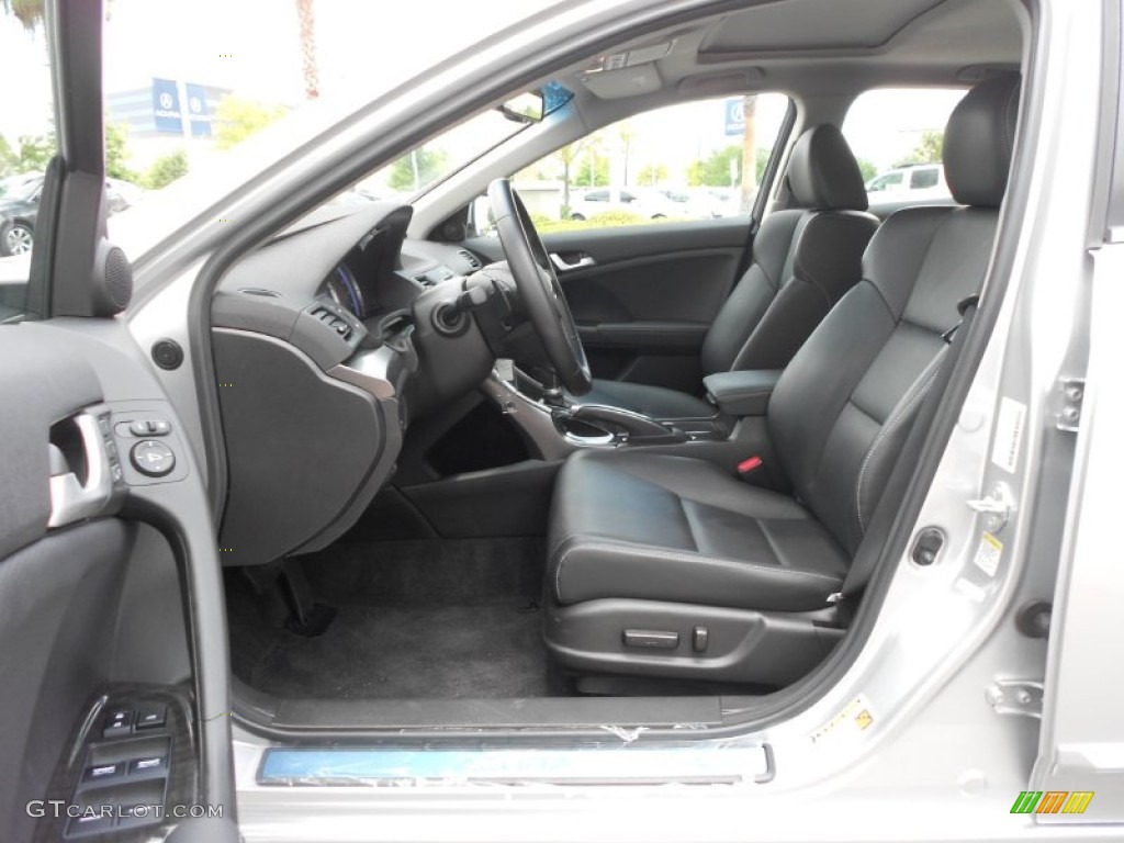 Ebony Interior 2011 Acura TSX Sedan Photo #68260105