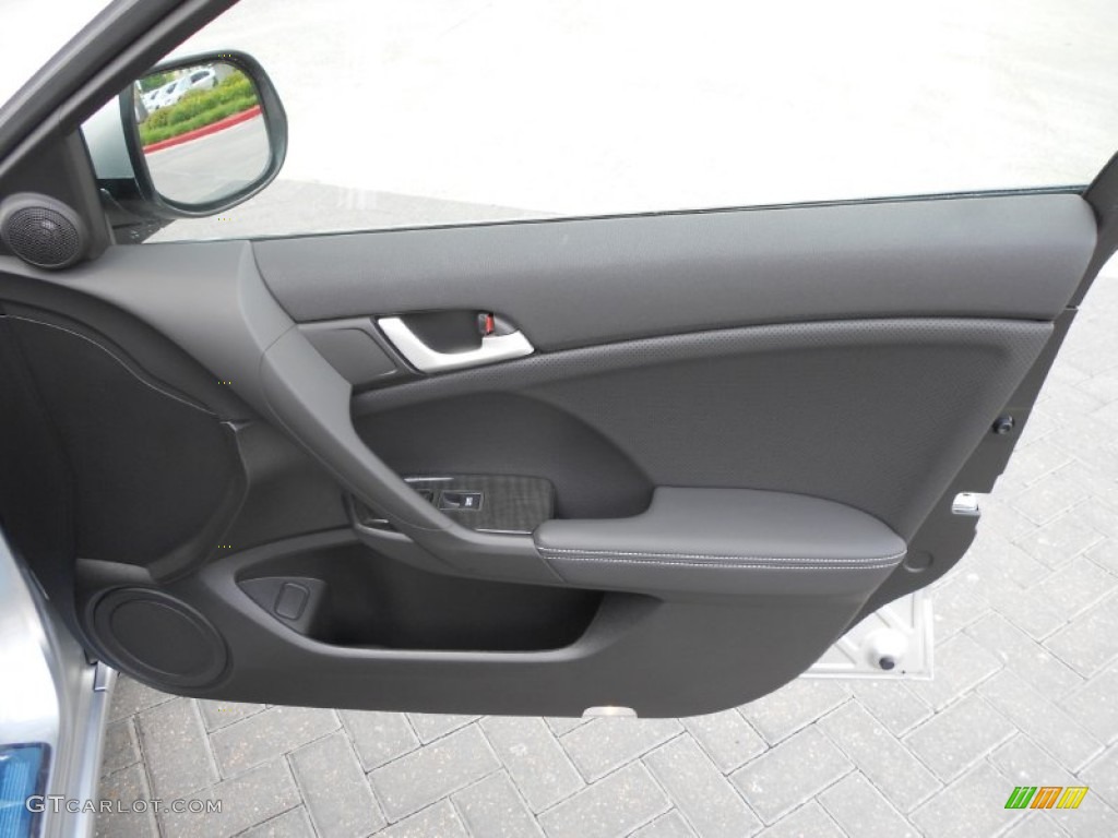 2011 Acura TSX Sedan Ebony Door Panel Photo #68260132