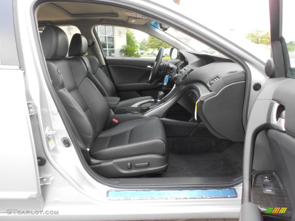 Ebony Interior 2011 Acura TSX Sedan Photo #68260141