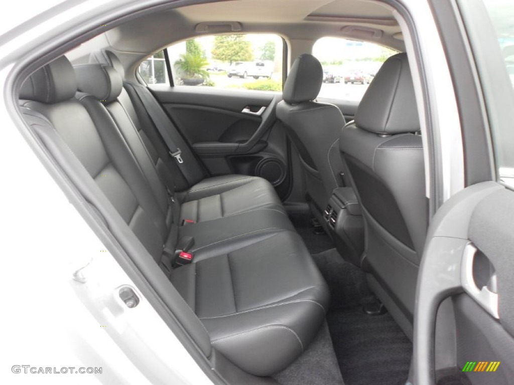 Ebony Interior 2011 Acura TSX Sedan Photo #68260165