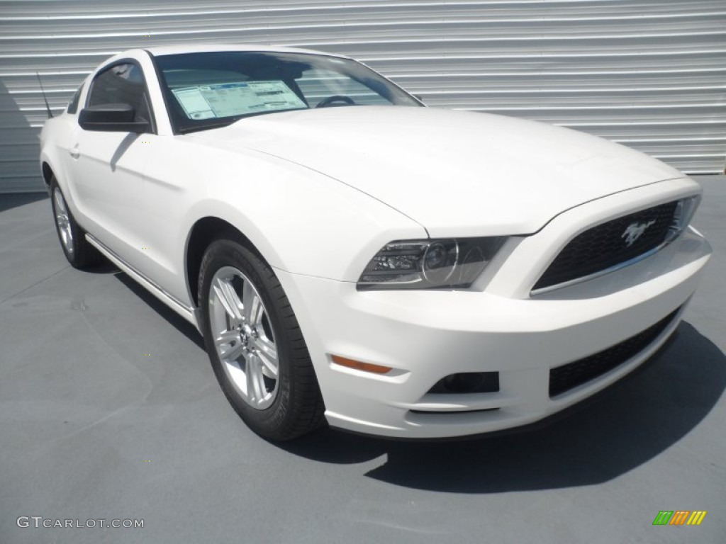 2013 Mustang V6 Coupe - Performance White / Stone photo #1