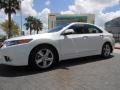 2012 Bellanova White Pearl Acura TSX Technology Sedan  photo #3