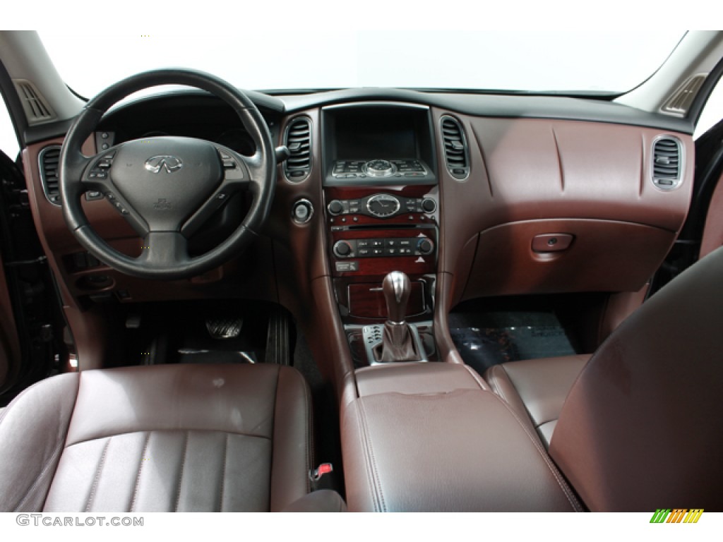 2010 Infiniti EX 35 Journey AWD Chestnut Dashboard Photo #68260693