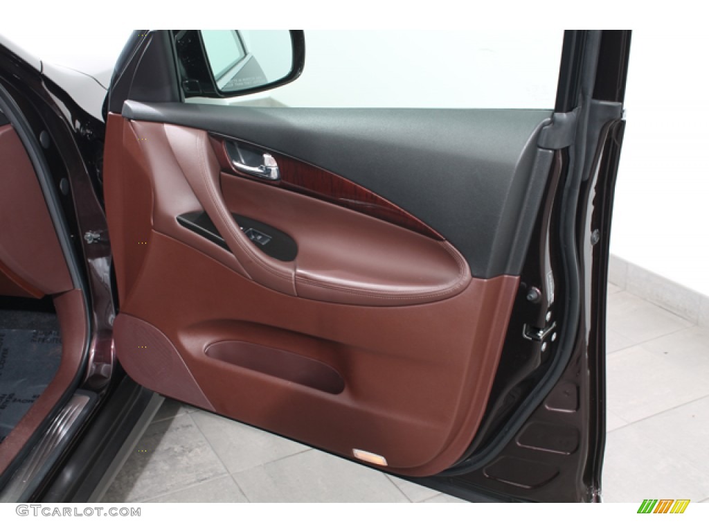 2010 Infiniti EX 35 Journey AWD Chestnut Door Panel Photo #68260762