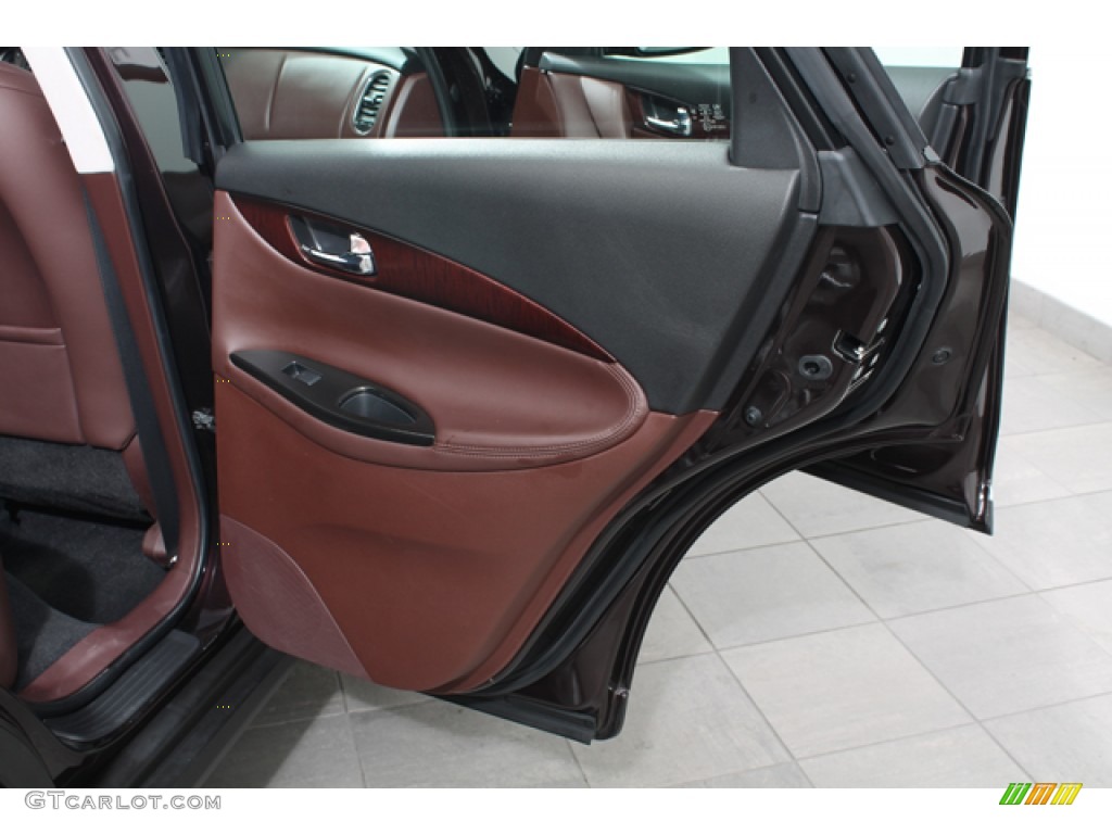 2010 Infiniti EX 35 Journey AWD Chestnut Door Panel Photo #68260771