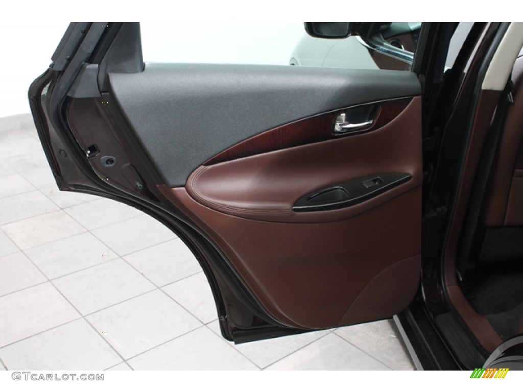 2010 Infiniti EX 35 Journey AWD Chestnut Door Panel Photo #68260780