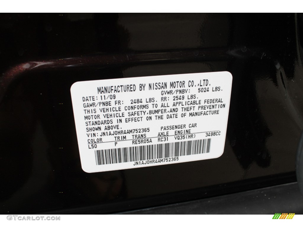 2010 Infiniti EX 35 Journey AWD Parts Photos