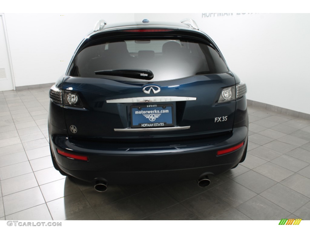 2007 FX 35 AWD - Sapphire Blue Metallic / Wheat photo #4