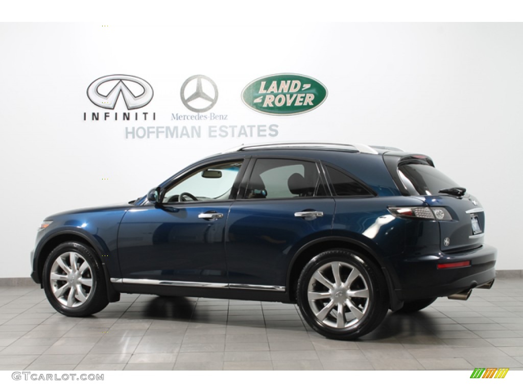 2007 FX 35 AWD - Sapphire Blue Metallic / Wheat photo #5