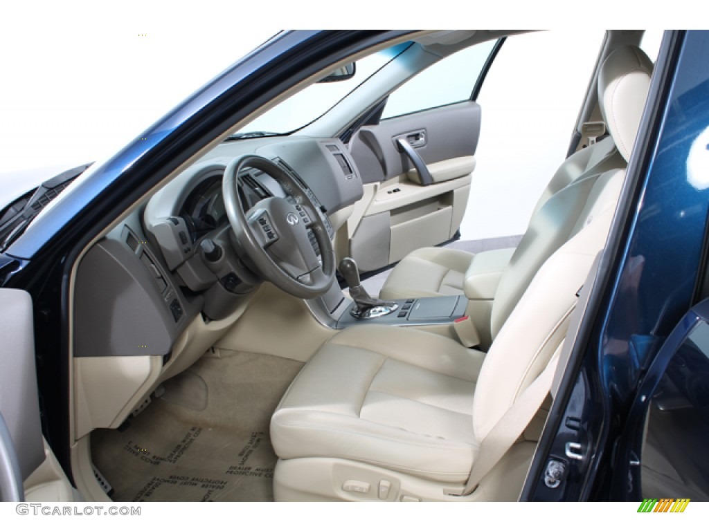 2007 FX 35 AWD - Sapphire Blue Metallic / Wheat photo #18