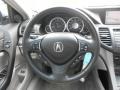 Taupe 2012 Acura TSX Technology Sedan Steering Wheel