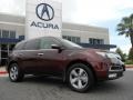 2012 Dark Cherry Pearl II Acura MDX SH-AWD  photo #1