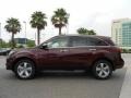 2012 Dark Cherry Pearl II Acura MDX SH-AWD  photo #4