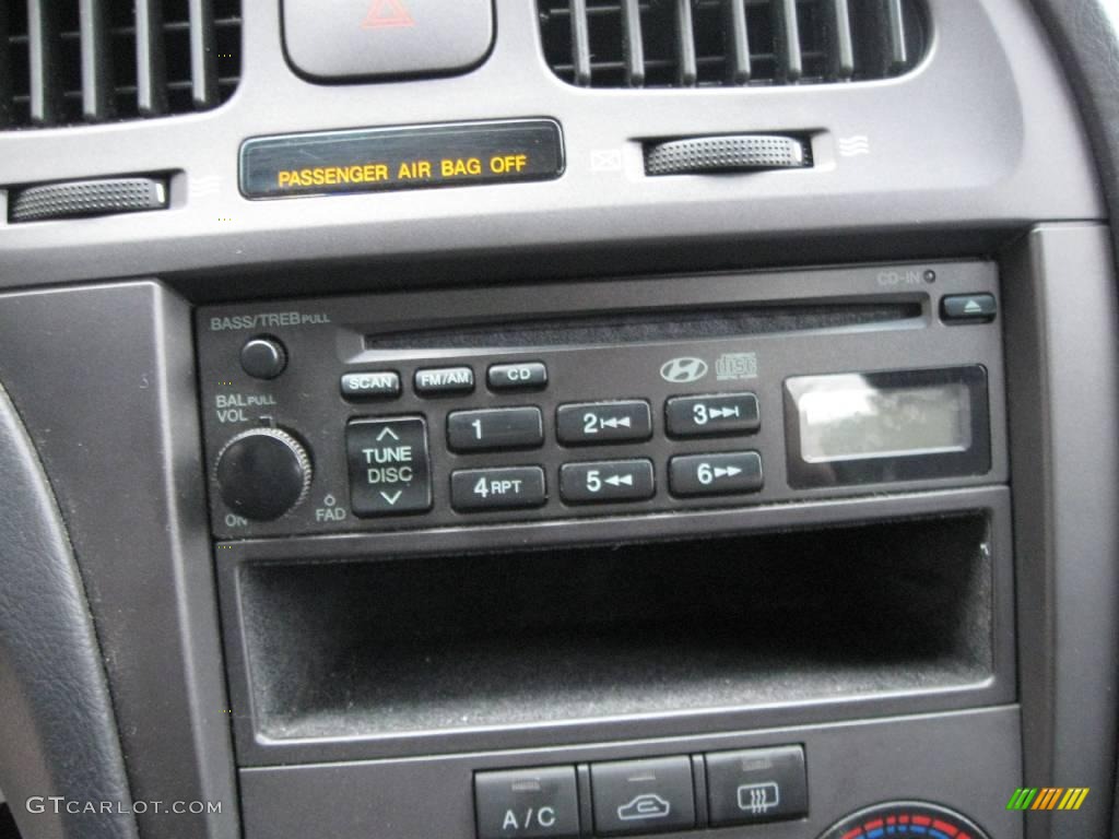 2004 Elantra GLS Sedan - Moonlit Blue / Dark Gray photo #3