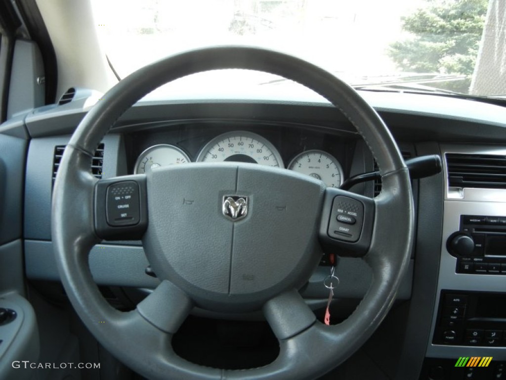 2004 Dodge Durango Limited 4x4 Medium Slate Gray Steering Wheel Photo #68263057