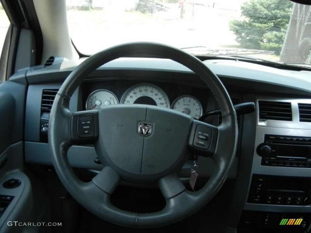 2004 Dodge Durango Limited 4x4 Medium Slate Gray Steering Wheel Photo #68263135