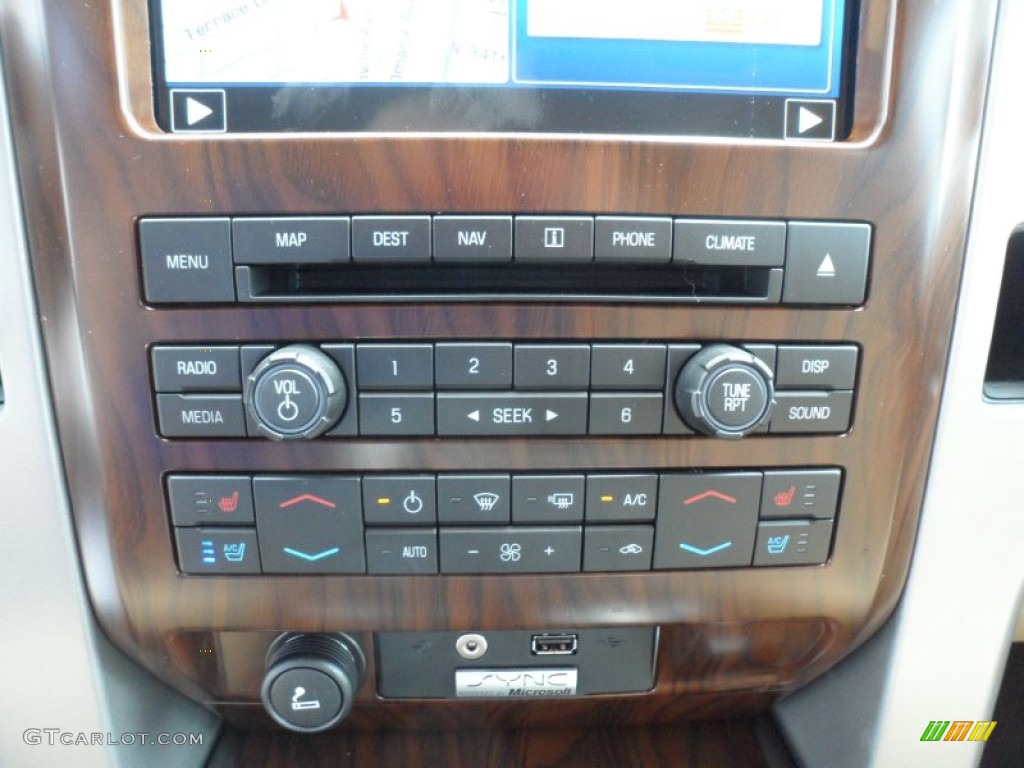 2012 Ford F150 Lariat SuperCrew 4x4 Controls Photo #68263327