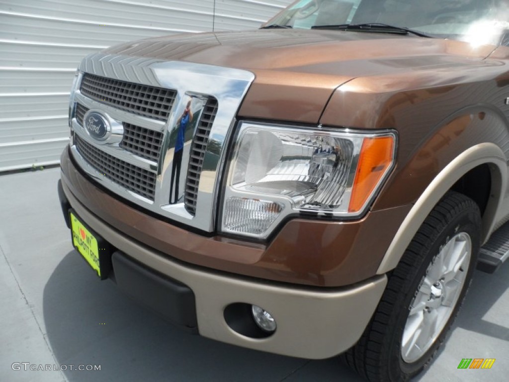 2012 F150 Lariat SuperCrew - Golden Bronze Metallic / Pale Adobe photo #9