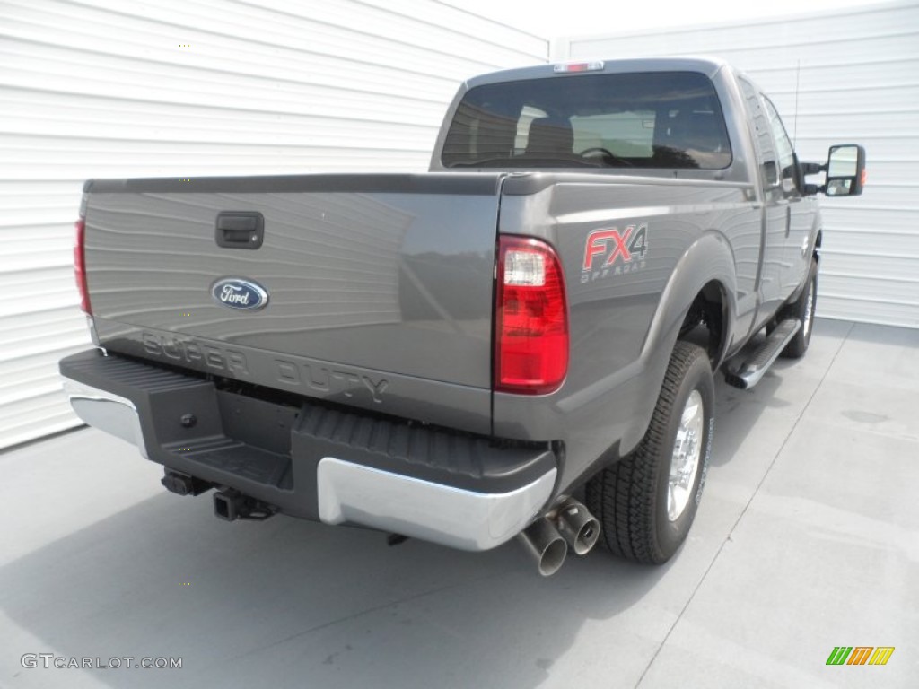 2012 F250 Super Duty XLT SuperCab 4x4 - Sterling Grey Metallic / Steel photo #3