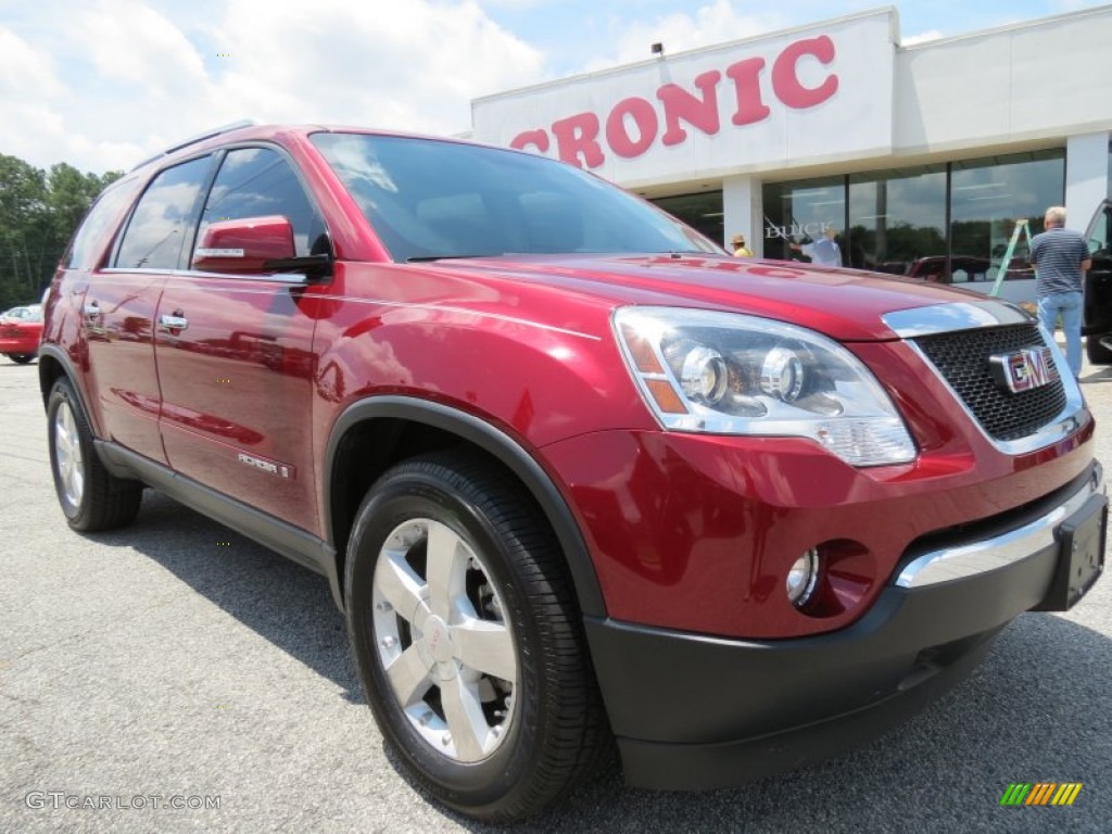 2007 Acadia SLT - Red Jewel Tintcoat / Ebony photo #1