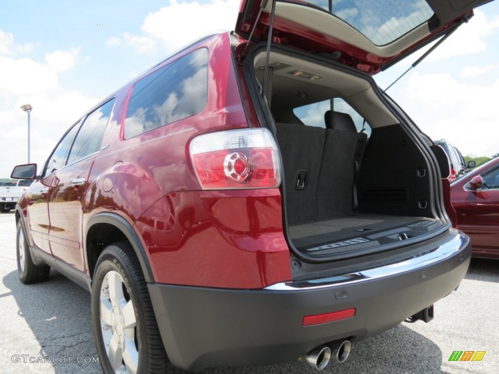 2007 Acadia SLT - Red Jewel Tintcoat / Ebony photo #16