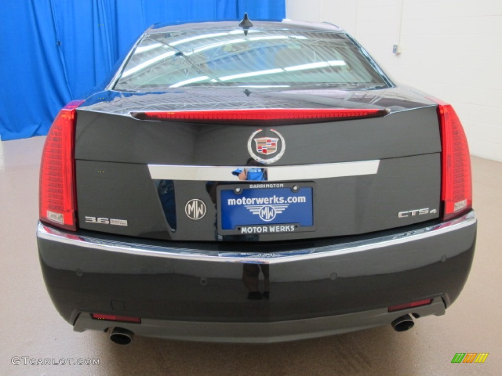 2009 CTS 4 AWD Sedan - Black Ice / Ebony photo #7