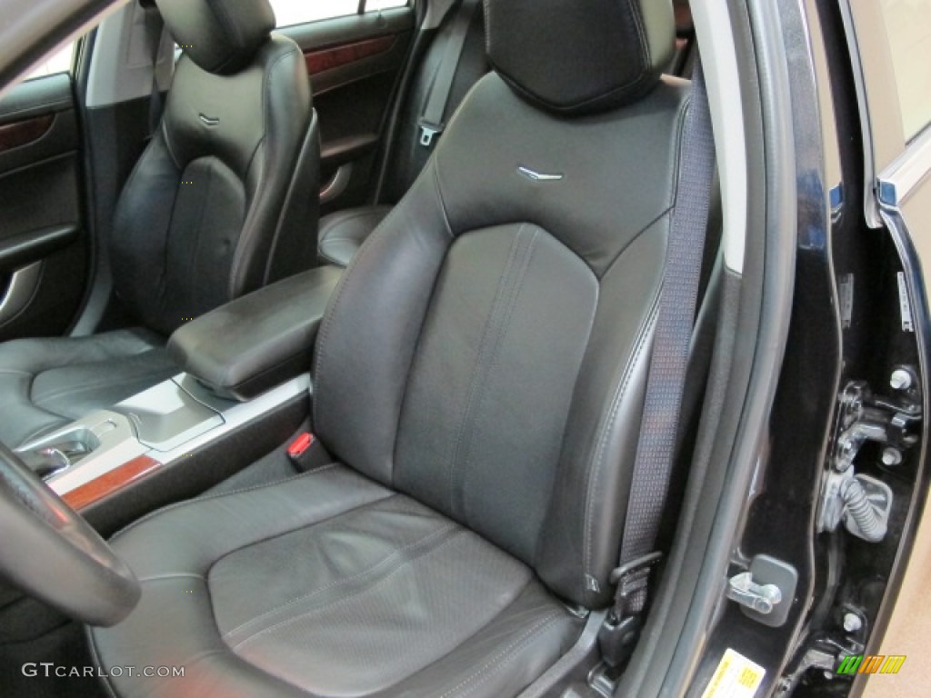 Ebony Interior 2009 Cadillac CTS 4 AWD Sedan Photo #68267180