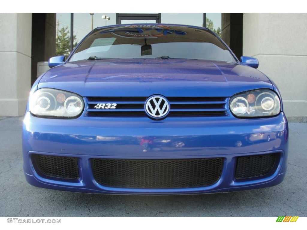 2004 R32  - Deep Blue Metallic / Black Leather photo #5