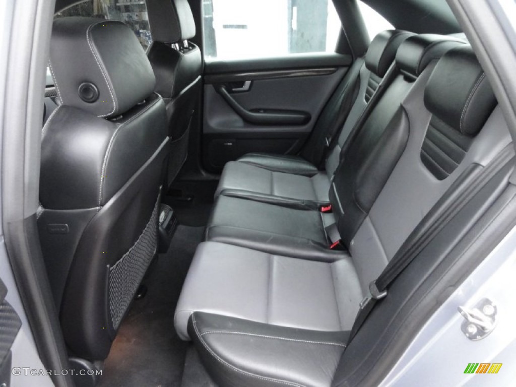 2006 Audi S4 25quattro Special Edition quattro Sedan Rear Seat Photo #68267666