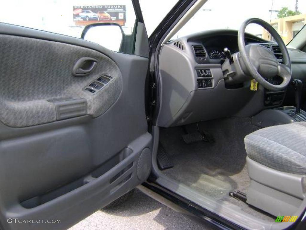 2003 Vitara Hard Top - Satin Black / Gray photo #12