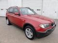 2004 Flamenco Red Metallic BMW X3 3.0i  photo #5