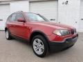 2004 Flamenco Red Metallic BMW X3 3.0i  photo #6