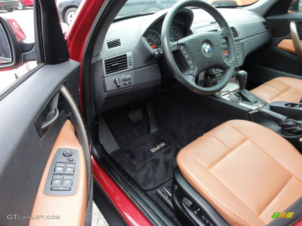 Terracotta Interior 2004 BMW X3 3.0i Photo #68269667