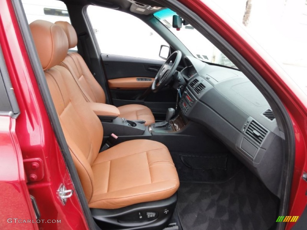 Terracotta Interior 2004 BMW X3 3.0i Photo #68269730