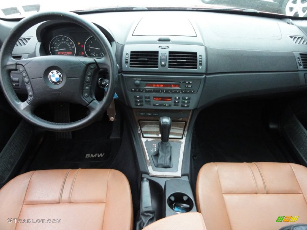 2004 BMW X3 3.0i Terracotta Dashboard Photo #68269811