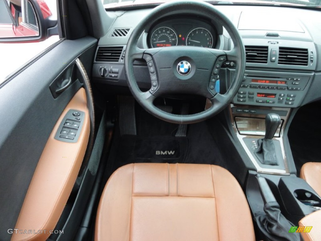 2004 BMW X3 3.0i Terracotta Dashboard Photo #68269823