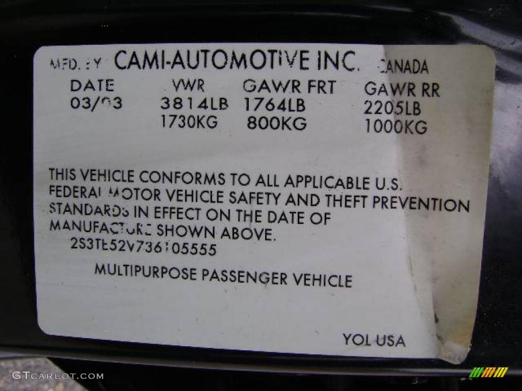 2003 Vitara Hard Top - Satin Black / Gray photo #31