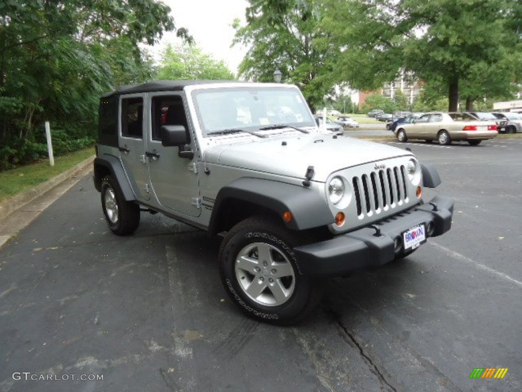 2012 Wrangler Unlimited Sport S 4x4 - Bright White / Black photo #1