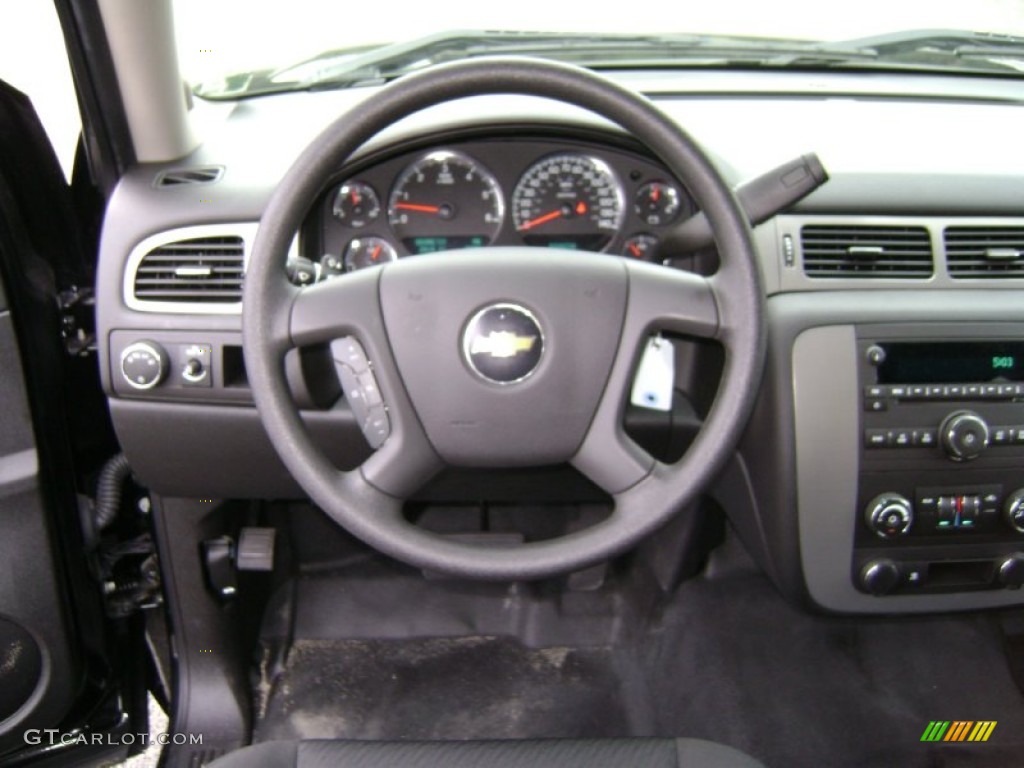 2011 Chevrolet Tahoe Police Ebony Steering Wheel Photo #68271522