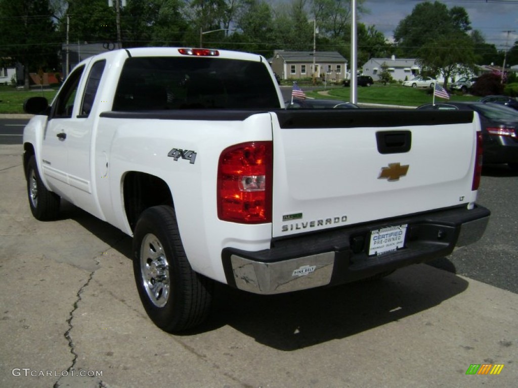 2012 Silverado 1500 LT Extended Cab 4x4 - Summit White / Ebony photo #6