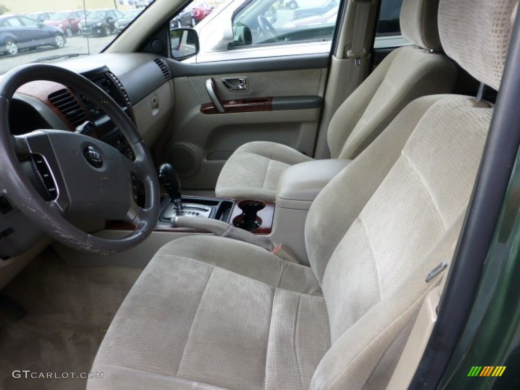 2003 Sorento LX 4WD - Ivy Green Metallic / Beige photo #7