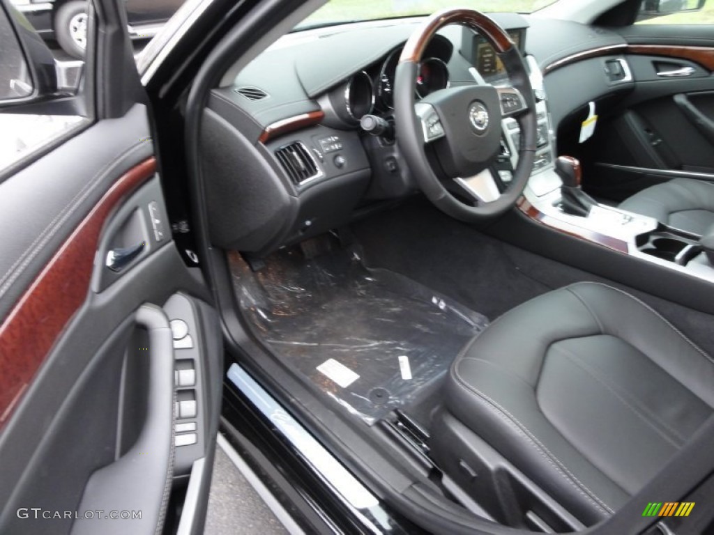 Ebony Interior 2013 Cadillac CTS 4 3.0 AWD Sedan Photo #68272739
