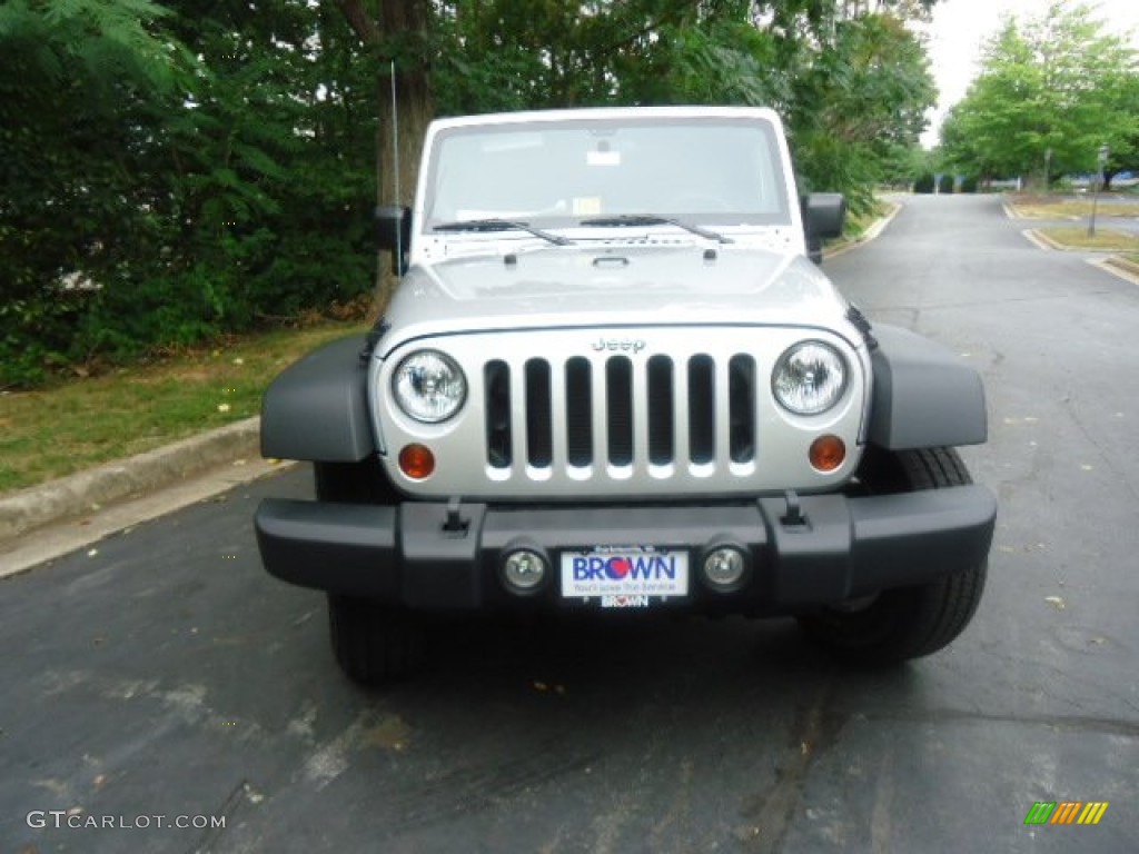 2012 Wrangler Sport S 4x4 - Bright Silver Metallic / Black photo #2