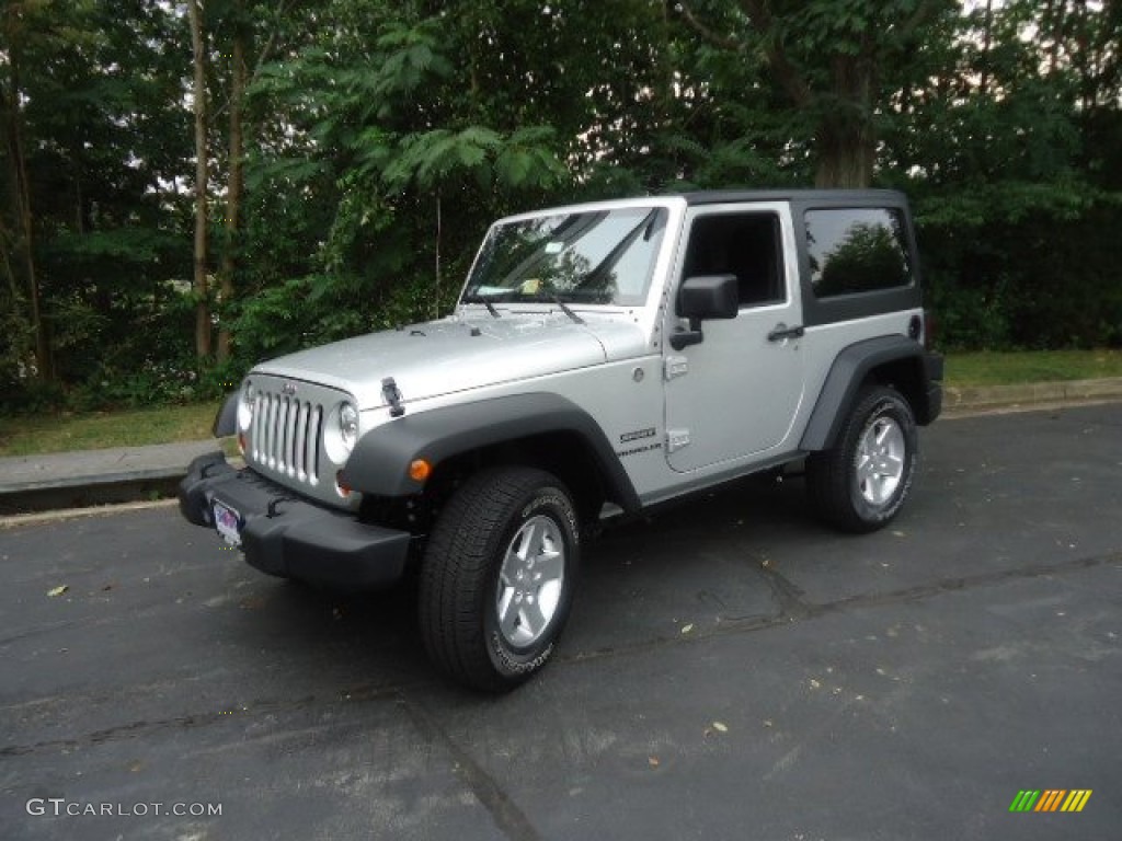 2012 Wrangler Sport S 4x4 - Bright Silver Metallic / Black photo #3